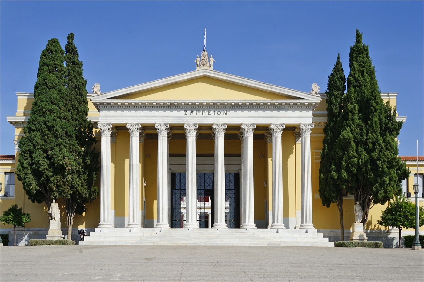 Foto real de referência turística de Atenas, Grécia