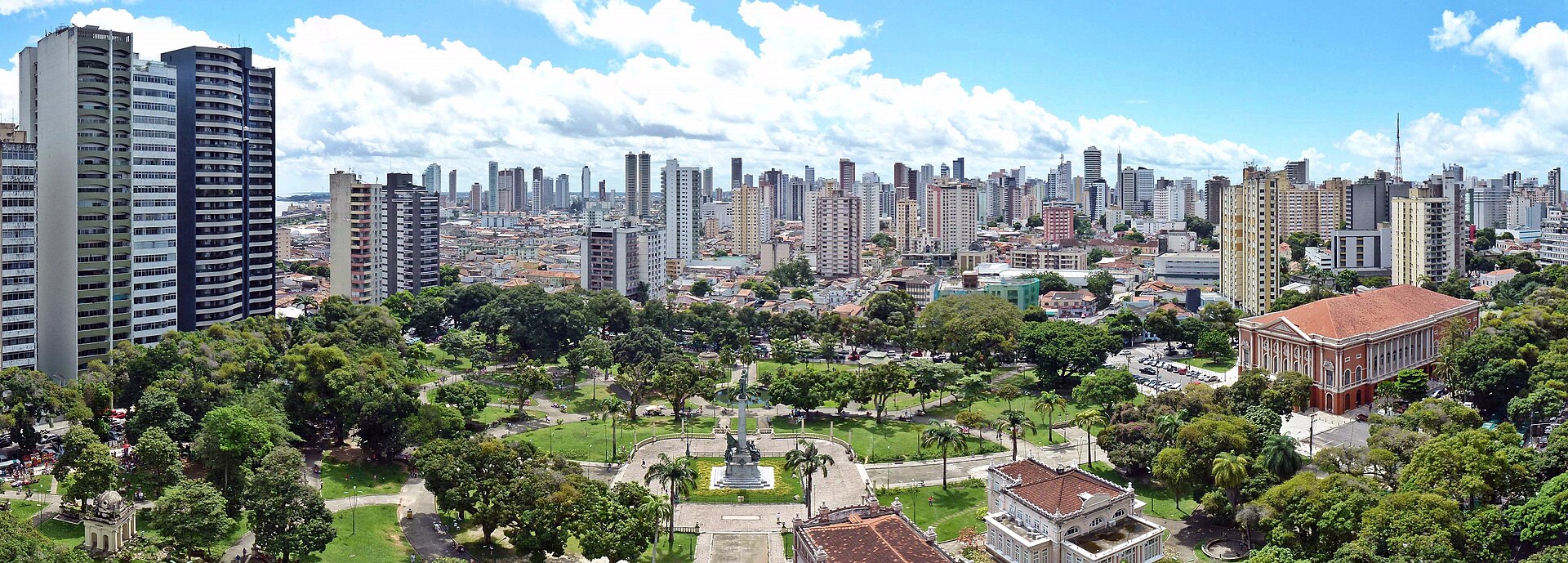 Foto real de referência turística de Belém, Brasil