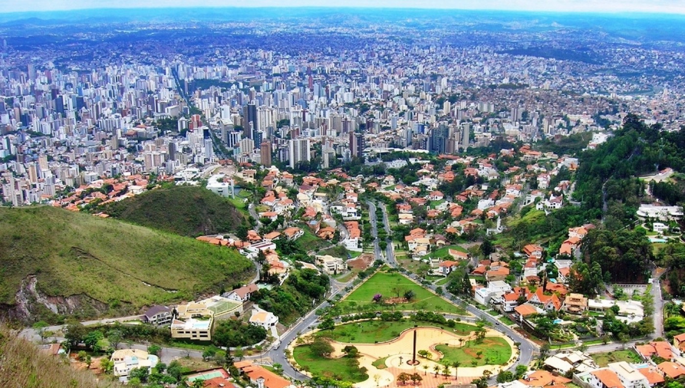Foto real de referência turística de Belo Horizonte, Brasil