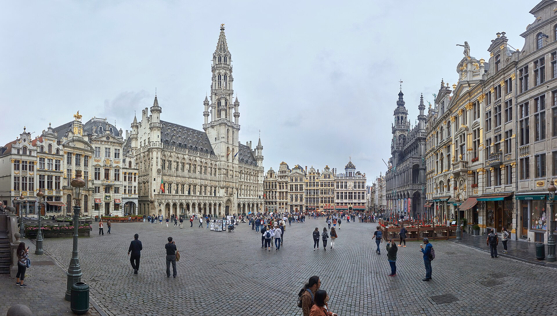 Foto real de referência turística de Bruxelas, Bélgica