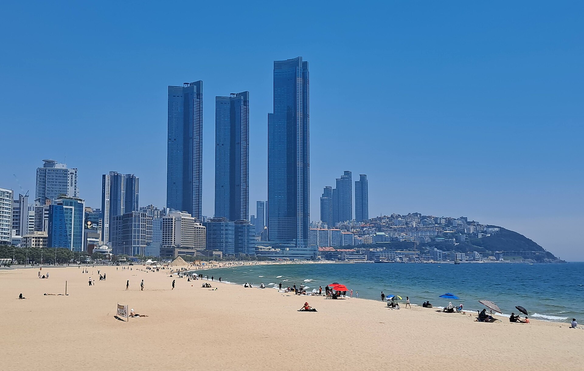 Foto real de referência turística de Busan, Coreia do Sul