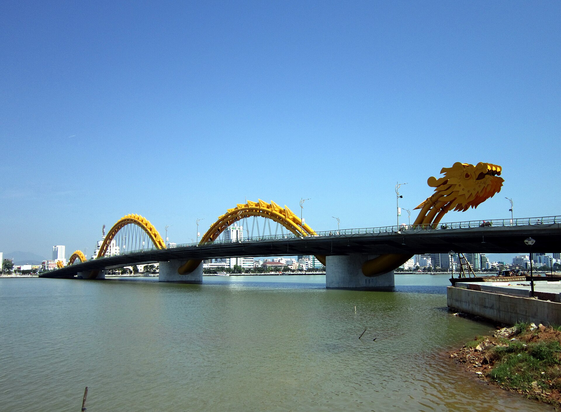 Foto real de referência turística de Da Nang, Vietnã