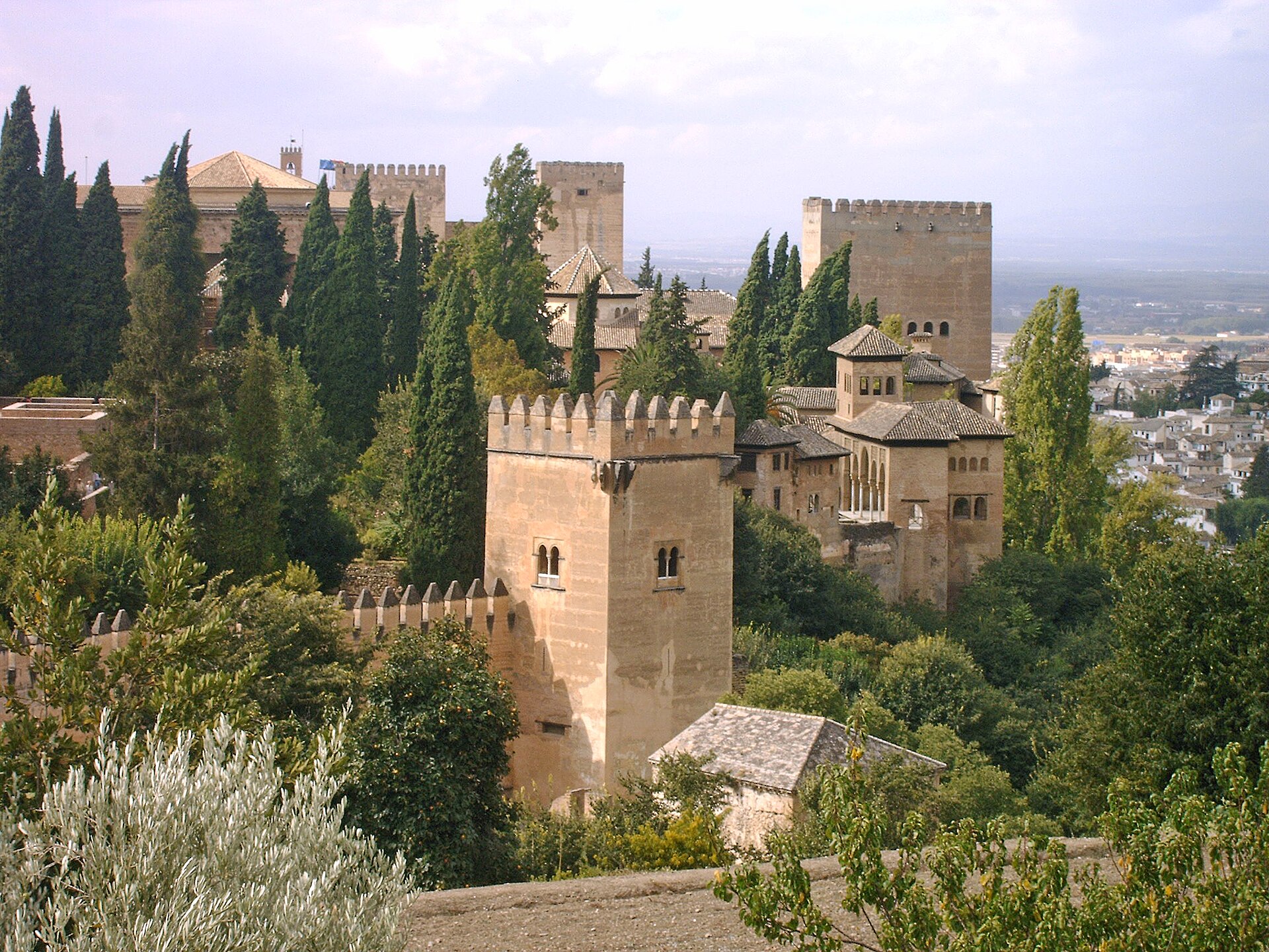 Foto real de referência turística de Granada, Espanha