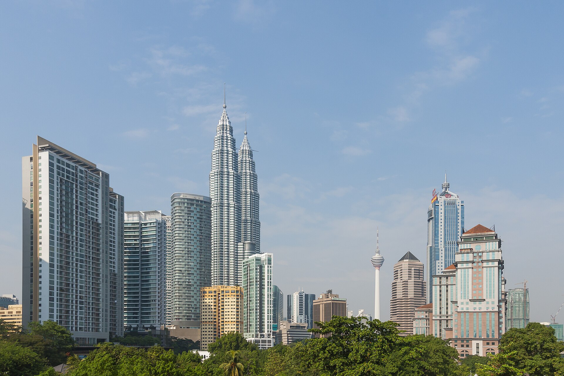Foto real de referência turística de Kuala Lumpur, Malásia