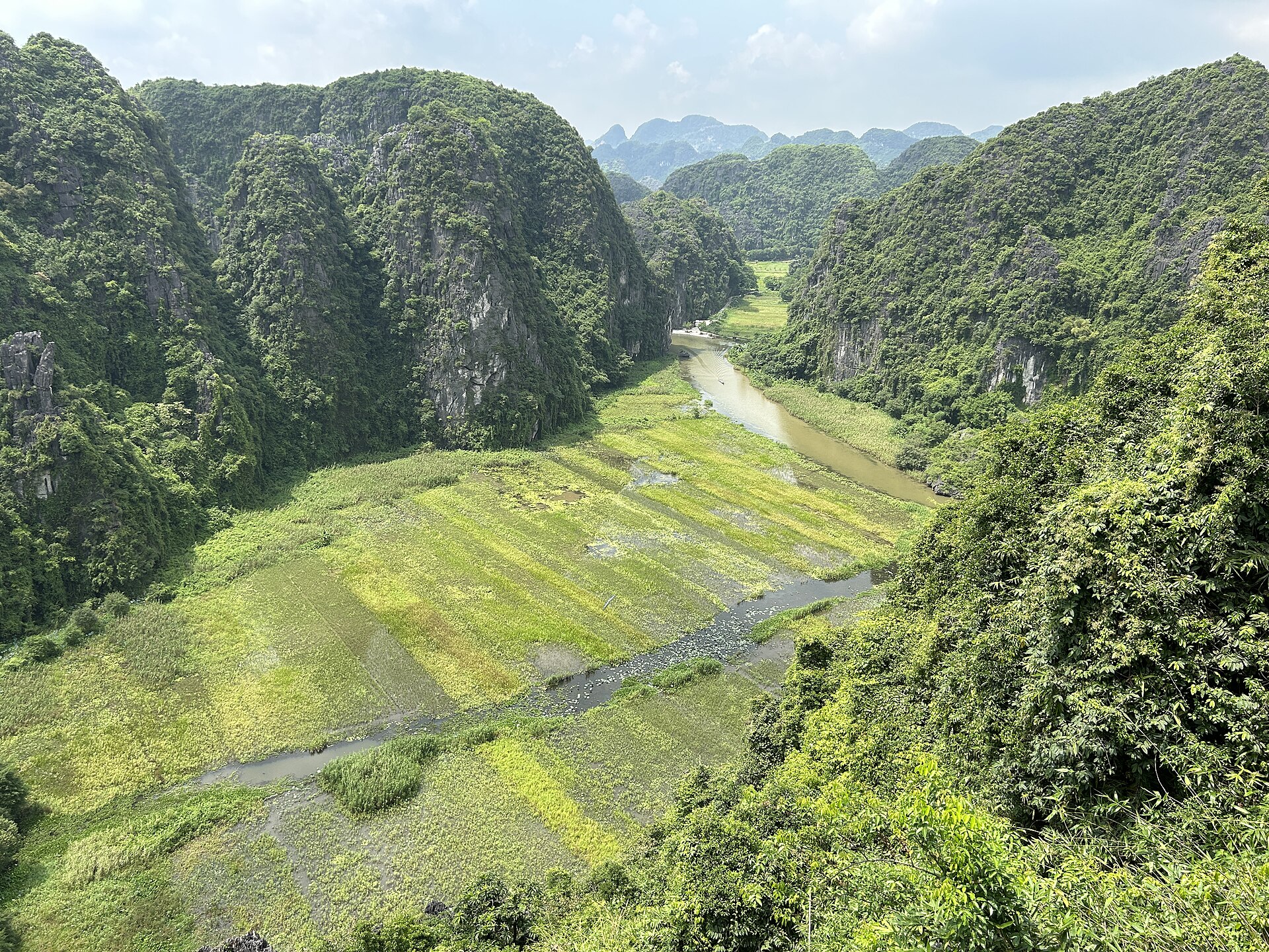 Foto real de referência turística de Ninh Binh, Vietnã