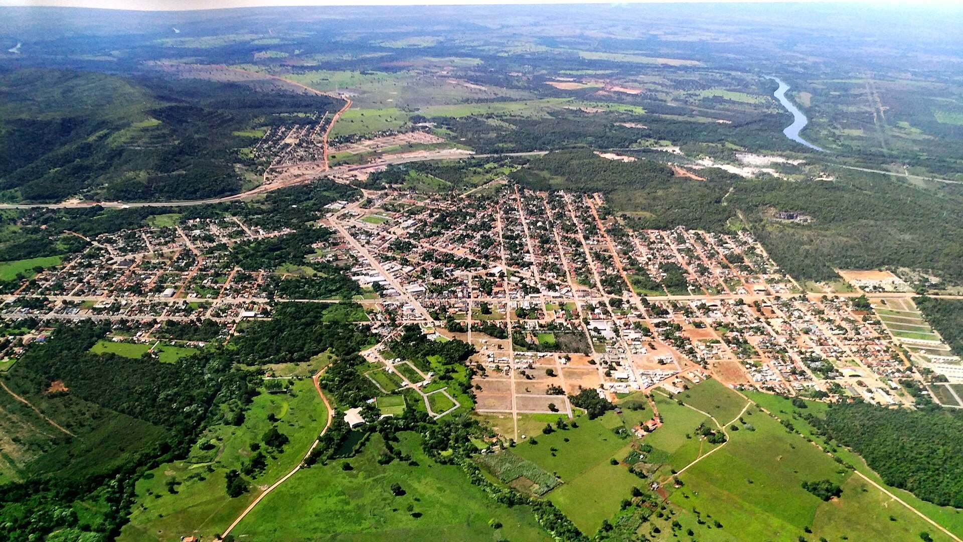 Foto real de referência turística de Nobres, Brasil