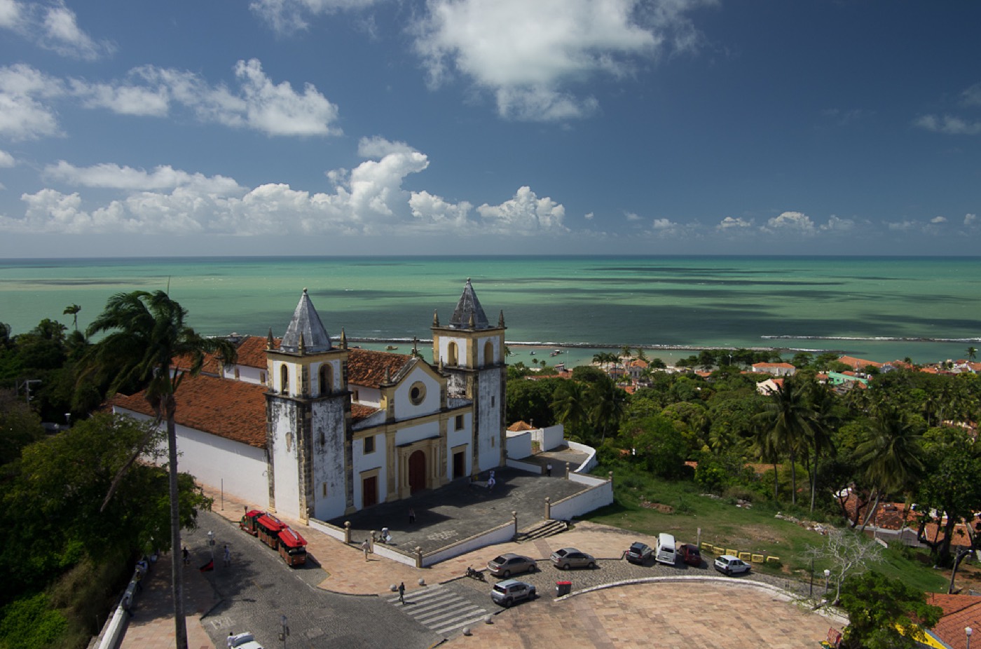 Foto real de referência turística de Olinda, Brasil