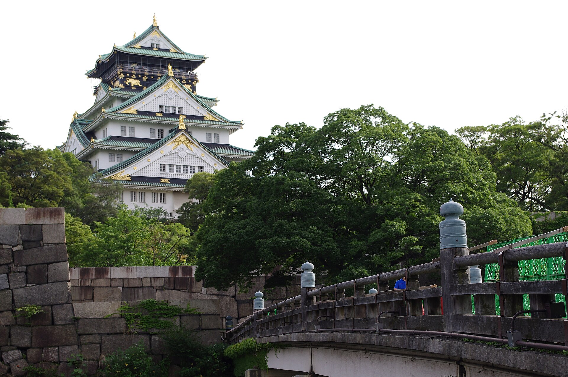 Foto real de referência turística de Osaka, Japão