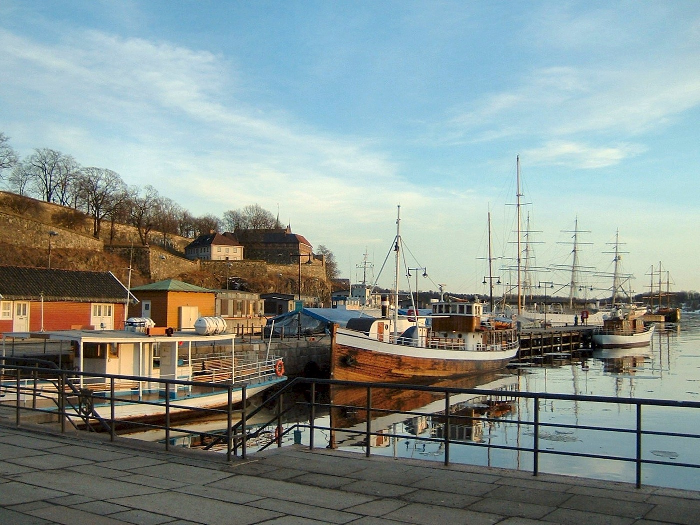 Foto real de referência turística de Oslo, Noruega