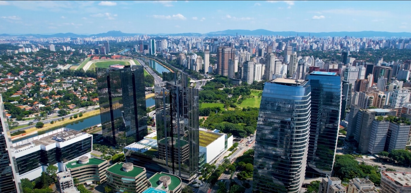 Foto real de referência turística de São Paulo, Brasil