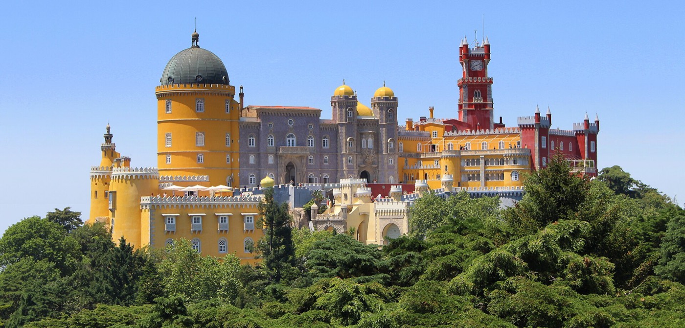 Foto real de referência turística de Sintra, Portugal