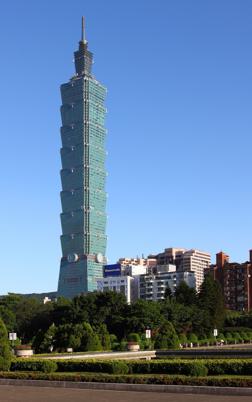 Foto real de referência turística de Taipei, Taiwan