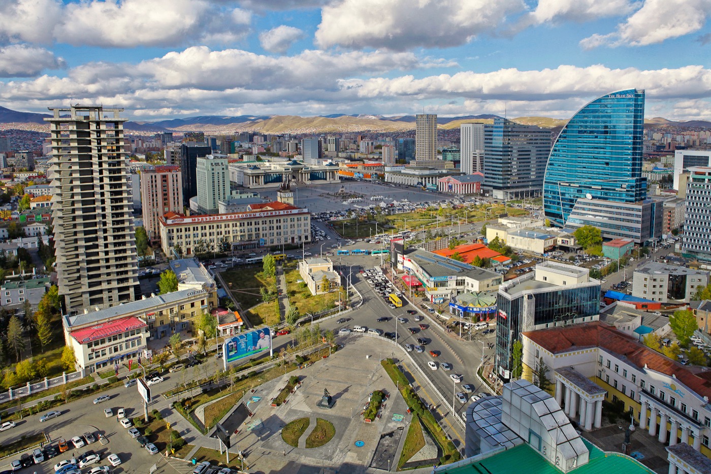 Foto real de referência turística de Ulaanbaatar, Mongólia