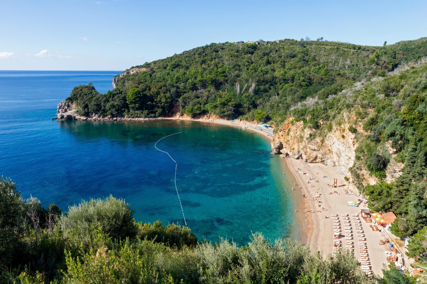 Budva — Praia Mogren